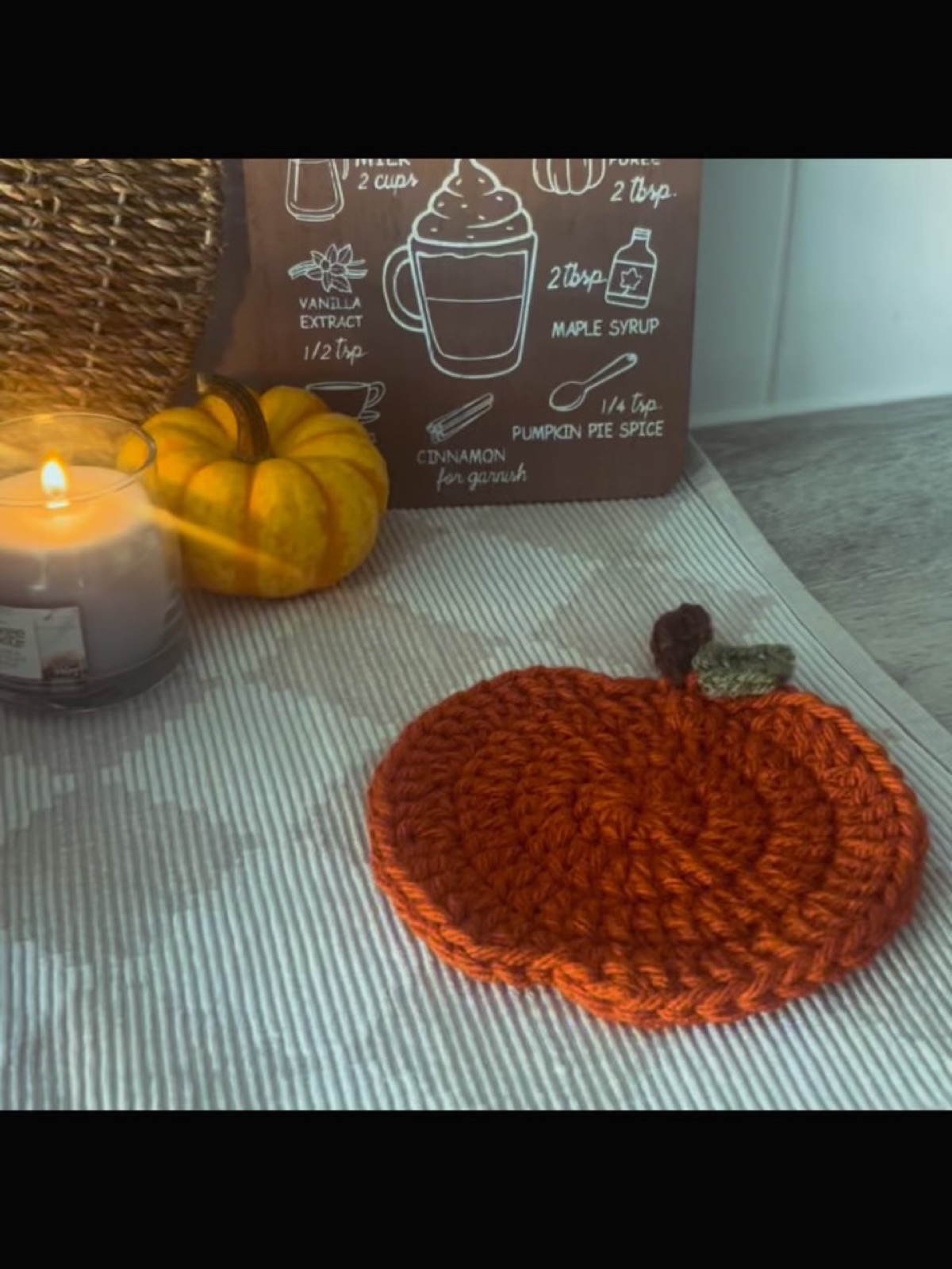Pumpkin Coaster